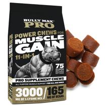 Suplemento para cães Bully Max Pro 11 em 1 Muscle Gain Chews 300g Suplemento para cães Bully Max Pro 11 em 1 Muscle Gain Chews 300g