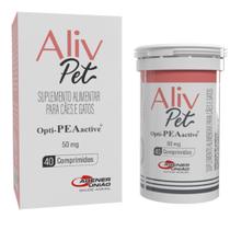 Suplemento para Cães e Gatos Aliv Pet 50mg 40 Comprimidos