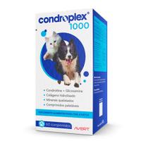 Suplemento Para Cães e Gatos Condroplex 1000 Avert 60 Comprimidos - AVERT SAUDE ANIMAL