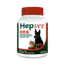 Suplemento para Cães e Gatos HepVet 30 Comprimidos - Vetnil