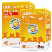 Suplemento para Cães e Gatos Omega Top 40 Cápsulas - Agener