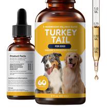 Suplemento para cães Homibabis com cogumelo Turkey Tail 60 ml Suplemento para cães Homibabis com cogumelo Turkey Tail 60 ml