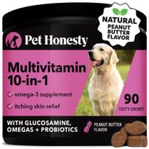 Suplemento para cães Pet Honesty Multivitamínico com Glucosamina 90 ct