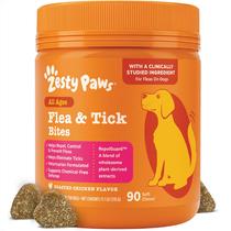 Suplemento para Cães Zesty Paws Mastigáveis para Prevenção de Pulgas e Carrapatos 90 Unidades Suplemento para Cães Zesty Paws Mastigáveis para Prevenção de Pulgas e Carrapatos 90 Unidades