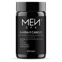 Suplemento para Crescer Barba e Cabelo Biotina Concentração Máxima Menspa Suplemento para Crescer Barba e Cabelo Biotina Concentração Máxima Menspa
