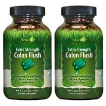 Suplemento para lavagem do cólon Irwin Naturals Extra Strength 60 cápsulas