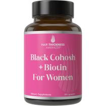 Suplemento para maximizar a espessura do cabelo Black Cohosh Biotina