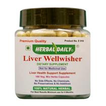 Suplemento para o fígado HERBAL DAILY Liver Wellwisher 180 cápsulas Suplemento para o fígado HERBAL DAILY Liver Wellwisher 180 cápsulas