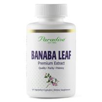 Suplemento Paradise Herbs Banaba Leaf 12:1 Extract 60 cápsulas Suplemento Paradise Herbs Banaba Leaf 12:1 Extract 60 cápsulas