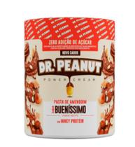 Suplemento Pasta De Amendoim Dr Peanut 600g Com Whey Protein Isolado Zero Açúcar