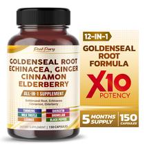 Suplemento PEAKPURY Goldenseal Root 8000 mg Echinacea 6000 mg Suplemento PEAKPURY Goldenseal Root 8000 mg Echinacea 6000 mg