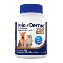 Suplemento Pelo & Derme DHA+EPA para Cães e Gatos de 750 mg com 60 Cápsulas