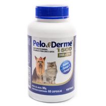 Suplemento Pelo e Derme Vetnil 1500 90g pra Cães 60 cápsulas