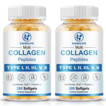 Suplemento: peptídeos multicolágenos SIGNILIFE (560 cápsulas gelatinosas) Suplemento: peptídeos multicolágenos SIGNILIFE (560 cápsulas gelatinosas)