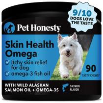 Suplemento Pet Honesty Omega Skin Health Chews para cães 90 quilates