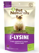 Suplemento Pet Naturals Lisine para gatos 60 mastigáveis Suplemento Pet Naturals Lisine para gatos 60 mastigáveis