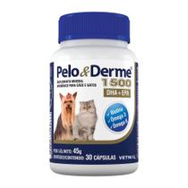 Suplemento Pet Pelo e Derme 1500 com 30 Comprimidos Vetnil