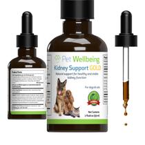 Suplemento Pet Wellbeing Kidney Support Gold para Cães - 59ml