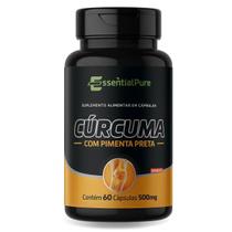 Suplemento Pimenta Preta 60 Cápsulas 500mg 100% Original - Essential Pure Suplemento Pimenta Preta 60 Cápsulas 500mg 100% Original - Essential Pure