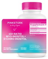 Suplemento Pink Stork Mio-Inositol e D-Chiro Inositol 90 cápsulas