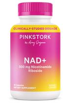 Suplemento Pink Stork NAD+ 500 mg de ribosídeo de nicotinamida NR Suplemento Pink Stork NAD+ 500 mg de ribosídeo de nicotinamida NR