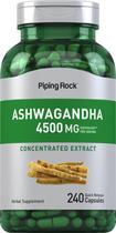 Suplemento Piping Rock Ashwagandha 4500mg 240 cápsulas