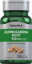 Suplemento Piping Rock Ashwagandha 920mg 120 cápsulas