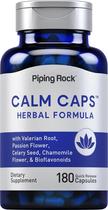 Suplemento Piping Rock Calm Capsules 180 comprimidos, mistura de ervas