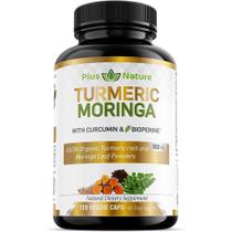 Suplemento PIUS NATURE Turmeric Moringa 120 cápsulas vegetais