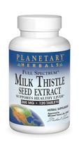Suplemento Planetary Herbals Extrato de semente de cardo mariano 260 mg
