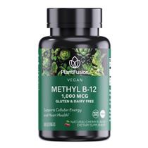 Suplemento PlantFusion Vegan B12 Metil 1000mcg Sublingual