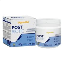 Suplemento Post Biotic Para Cães E Gatos 60g - Organnact