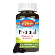Suplemento pré-natal Carlson Prenatal com DHA e vitamina D3