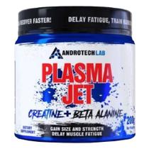 Suplemento pré treino plasma jet 200g ( creatina + beta alanina ) - androtech