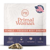 Suplemento Primal Woman Beef Organ para mulheres 60 cápsulas