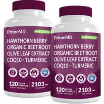 Suplemento PrimeMD Heart & Nitric Oxide 26 em 1, 2103 mg, pacote com 2