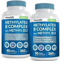 Suplemento PrimeMD Metilado do Complexo B Metilfolato B12 1000mcg
