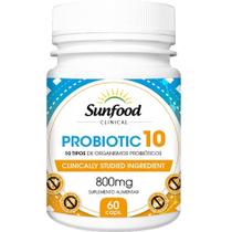 Suplemento Probiotic 10 - 800mg Probióticos Sunfood