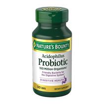Suplemento Probiótico Acidophilus Nature's Bounty - 120 Comprimidos