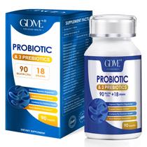 Suplemento probiótico GDME Probiotics 90 bilhões de CFU 90 comprimidos