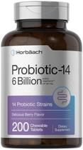 Suplemento probiótico Horbäach 6 bilhões de CFus 200 comprimidos Suplemento probiótico Horbäach 6 bilhões de CFus 200 comprimidos