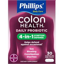 Suplemento probiótico Phillips' Colon Health 30 cápsulas, pack com 6