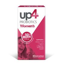 Suplemento Probiótico Up4 para Mulheres - 50 Bilhões de CFUs (60 Cápsulas)