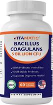 Suplemento Probiótico Vitamatic Bacillus Coagulans - 60 Cápsulas