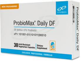 Suplemento probiótico XYMOGEN ProBioMax Daily DF 30 bilhões de CFU