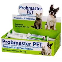 Suplemento Probmaster Probiótico e Prebiótico Para Cães e Gatos 14g