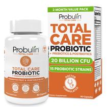 Suplemento Probulin Total Care Probiotic 20 bilhões de CFU 60 cápsulas Suplemento Probulin Total Care Probiotic 20 bilhões de CFU 60 cápsulas