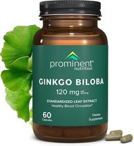 Suplemento Prominent Nutrition Ginkgo Biloba 120 mg 60 cápsulas