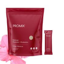 Suplemento ProMix Debloat com Prebióticos, Probióticos e Hibisco