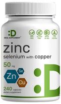 Suplemento PROMOCIONAL SUPLEMENTO Zinco 50 mg com selênio 200 mcg + cobre